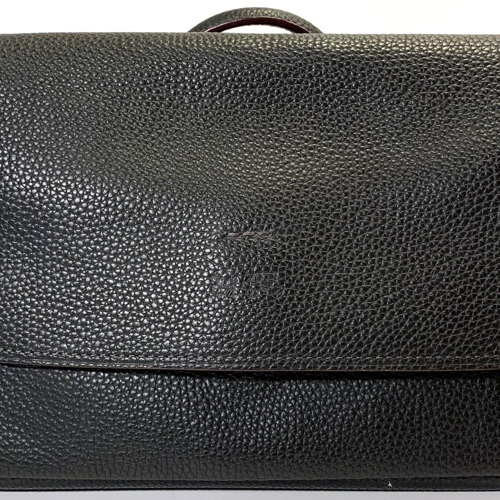 Coach 1941 Men's Pebbled Leather Messenger Bag - Picture 6 of 8